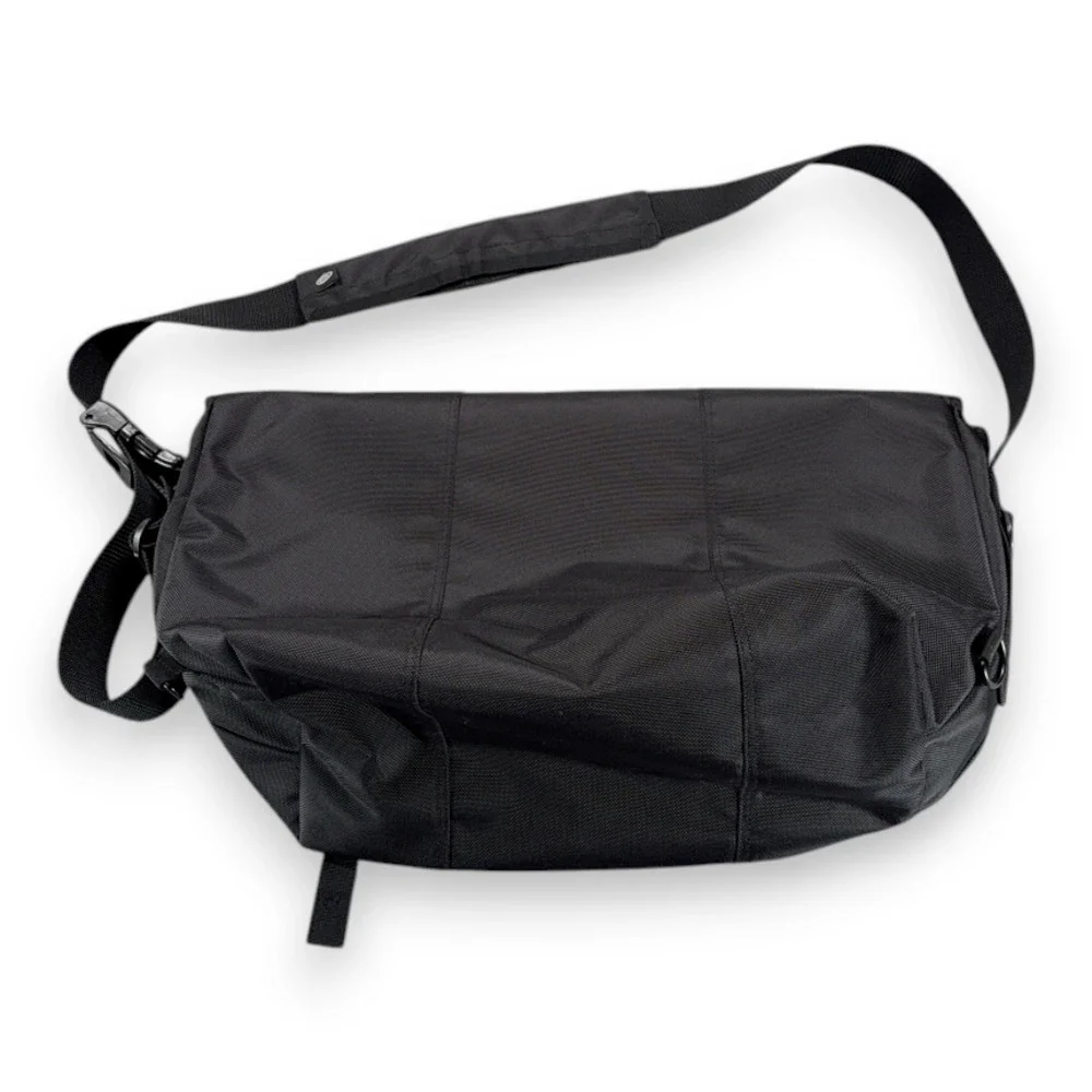 Timbuk2 Messenger Bag Large Black Nylon Crossbody Commuter Cycling Laptop Strap
